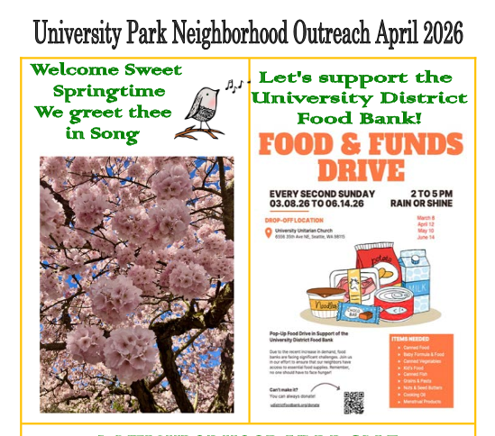 University Park Spring 2026 Newsletter
